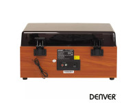 Denver 33/45/78RPM Vintage 2X5W Madeira Clara Denver 33/45/78RPM Vintage 2X5W Madeira Clara